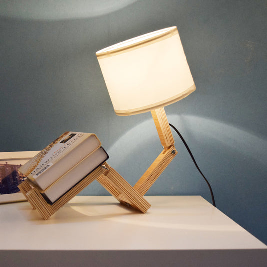 Unique Wooden Table Lamp Decor